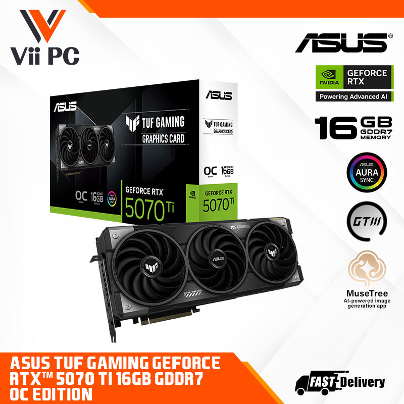 ASUS TUF Gaming GeForce RTX™ 5070 Ti 16GB GDDR7 OC Edition Graphics Card