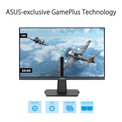 ASUS VA27EHF Eye Care Gaming Monitor - 27" IPS, FHD, Frameless, 100Hz, Adaptive-Sync, 1ms MPRT, HDMI, Low Blue Light, Flicker Free, Wall Mountable