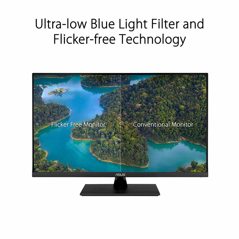 ASUS VP32AQ Eye Care Monitor - 32" (31.5" viewable), QHD (2560x1440), IPS, 100% sRGB, HDR-10, 75Hz, Adaptive-Sync/FreeSync™, DisplayPort, HDMI, Flicker Free, Blue Light Filter, Wall Mountable