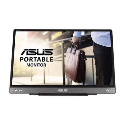 ASUS ZenScreen MB14AC Portable USB Monitor - 14" IPS FHD, Hybrid Signal Solution, USB Type-C, Flicker Free, Blue Light Filter, Anti-glare, Foldable Smart case, Eye Care technology, Lightweight