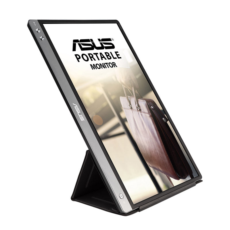 ASUS ZenScreen MB14AC Portable USB Monitor - 14" IPS FHD, Hybrid Signal Solution, USB Type-C, Flicker Free, Blue Light Filter, Anti-glare, Foldable Smart case, Eye Care technology, Lightweight