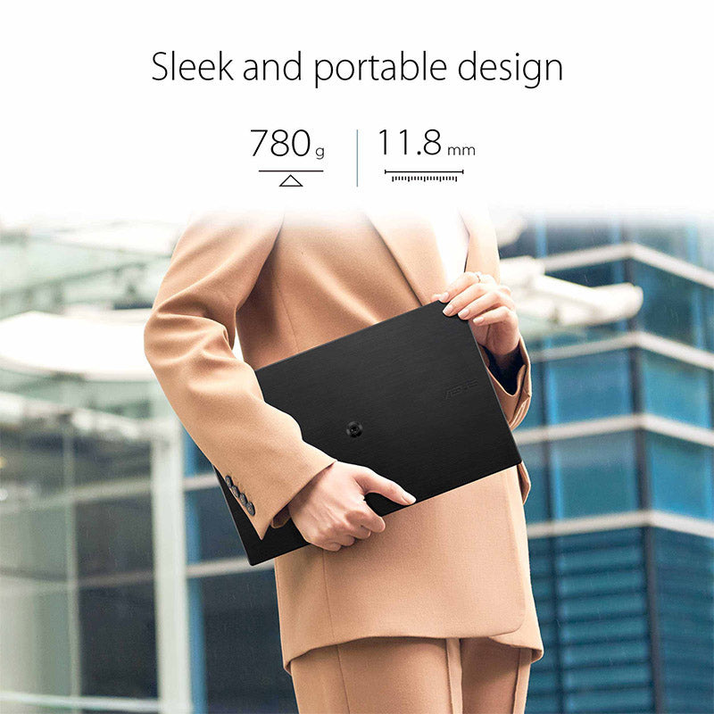 ASUS ZenScreen MB165B Portable USB Monitor - 16" (15.6" viewable), HD(1366x768), Narrow Bezel, USB-powered, Anti-glare surface, ZenScreen sleeve