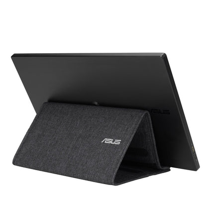 ASUS ZenScreen MB166B Portable USB Monitor- 16" (15.6" viewable) FHD, IPS, USB 3.2, Eye Care monitor, Anti-glare surface, ZenScreen sleeve