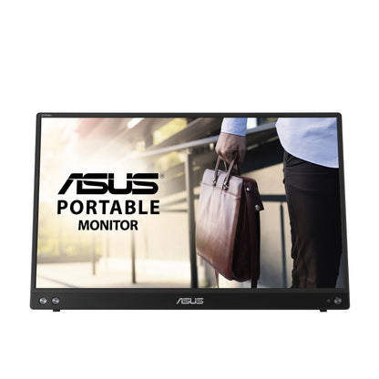 ASUS ZenScreen MB16ACV Portable USB Monitor- 16" (15.6" viewable) FHD IPS, Hybrid Signal Solution, USB Type-C, Flicker Free, Blue Light Filter, Anti-glare surface, Antibacterial treatment