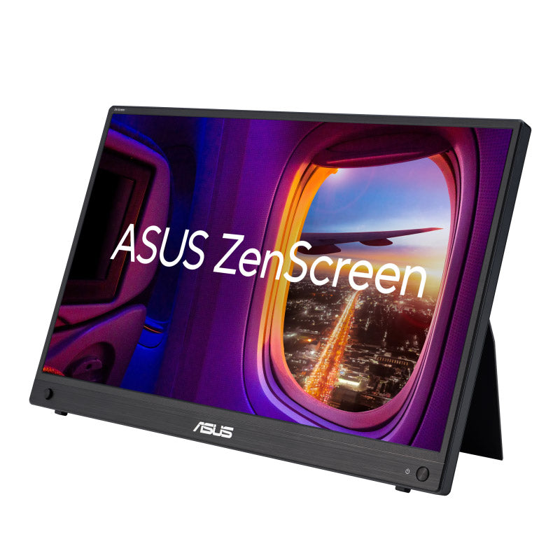 ASUS ZenScreen MB16AHG portable monitor - 16" (15.6" viewable) FHD (1920x1080), IPS, 144Hz, USB-C, Mini-HDMI, Freesync Premium™, Ergo kickstand, Tripod socket, Flicker Free, Low Blue Light