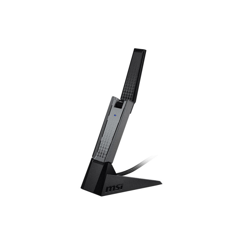MSI AX1800 WiFi USB Adapter (GUAX18) - WiFi 6 802.11ax Dual-Band Gigabit Wireless, Plug and Play, High Speed Long Range USB Gaming Adapter, WPA3