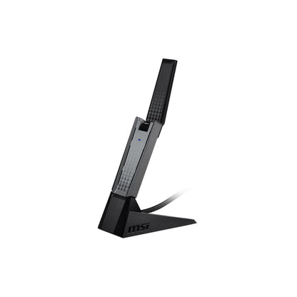 MSI AX1800 WiFi USB Adapter (GUAX18) - WiFi 6 802.11ax Dual-Band Gigabit Wireless, Plug and Play, High Speed Long Range USB Gaming Adapter, WPA3