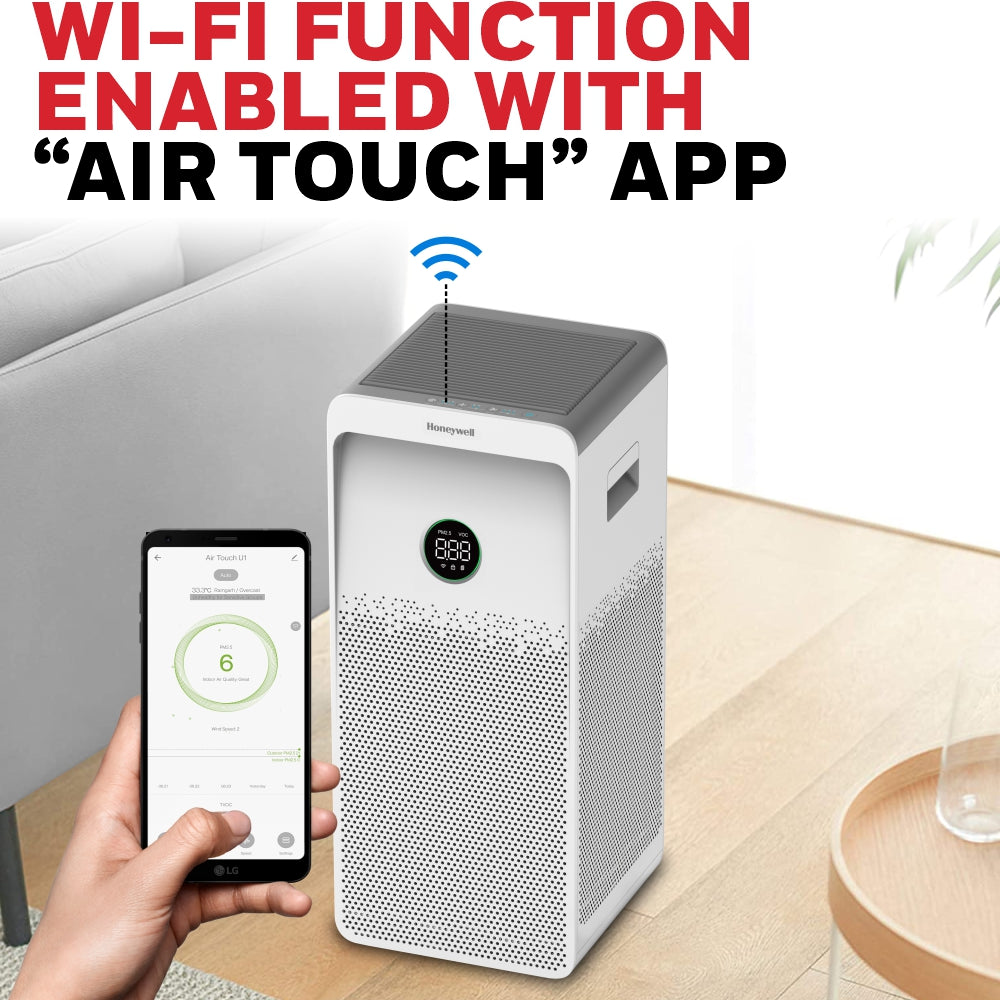 Honeywell AIR TOUCH U1 White Air Purifier Ultimate Series/1 Year Warranty