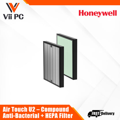 Honeywell Air Touch U2 Air Purifier – Compound Anti-Bacterial + HEPA Filter Ultimate Series