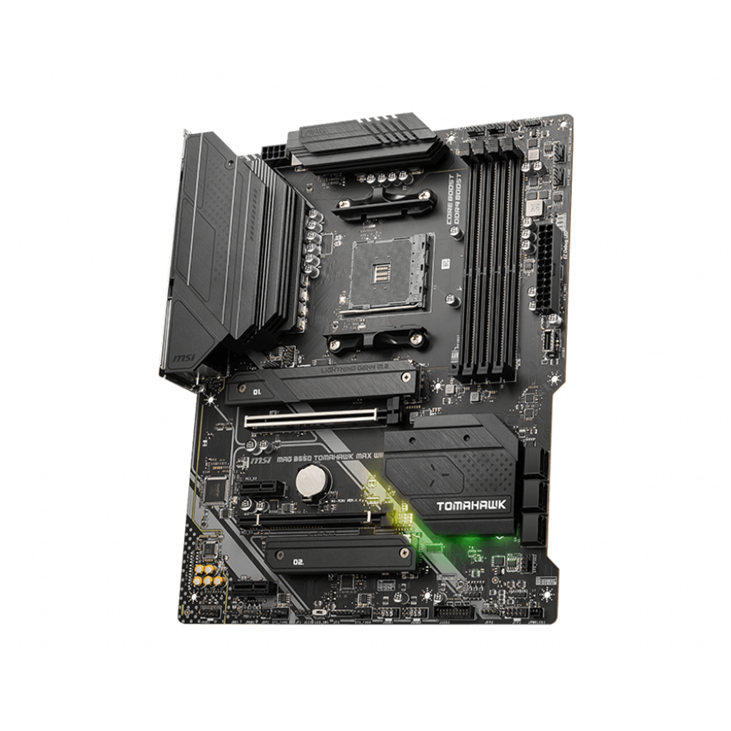 MSI MAG B550 TOMAHAWK MAX WIFI AMD Socket AM4 4 x DDR4 slots Wi-Fi 6E ATX AMD MOTHERBOARD