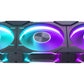 PHANTEKS D30 120mm PWM Fan, DRGB, Regular Blade, 1Pack/3Packs BLACK/WHITE