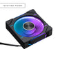 PHANTEKS D30 120mm PWM Fan, DRGB, Reversed Blade, 1Fan/3Fans BLACK/WHITE