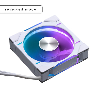 PHANTEKS D30 120mm PWM Fan, DRGB, Reversed Blade, 1Fan/3Fans BLACK/WHITE