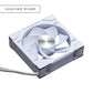 PHANTEKS D30 120mm PWM Fan, DRGB, Reversed Blade, 1Fan/3Fans BLACK/WHITE
