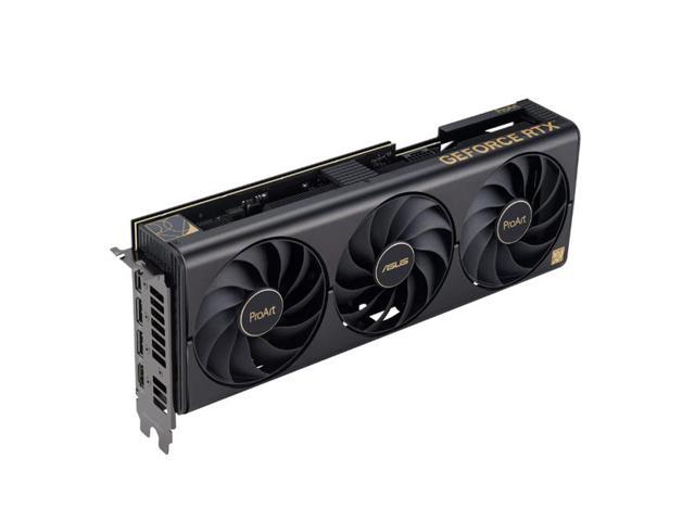 ASUS ProArt GeForce RTX 4070 Ti 12GB OC GDDR6X Graphics Card offers an elegant and minimalist style, providing creators with excellent graphics performance