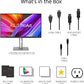 ASUS ProArt Display PA329CRV Professional Monitor – 32-inch (31.5-inch viewable), IPS, 4K UHD (3840 x 2160), 98% DCI-P3, Color Accuracy ΔE < 2, Calman Verified, USB-C PD 96W, VESA DisplayHDR 400, VESA MediaSync, Ergonomic Stand, Green Sustainability