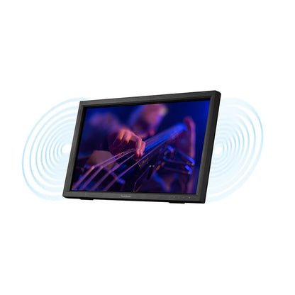 Viewsonic TD2223 22" Full HD 1080p IPS Panel Display, 10-point Multi touch, Frameless, HDMI,VGA & DVI, VESA mount (For retail, education, or enterprise use)