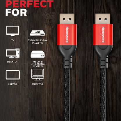 Honeywell Display Port To Display Port - 2.0 Cable Platinum Series/3 Years Warranty