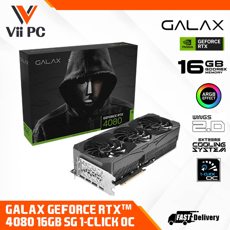 Placa De Video Nvidia Galax Rtx 4080 St 16gb Gddr6x Rgb - R$ 6.899