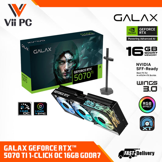 GALAX GeForce RTX™ 5070 Ti 1-Click OC 16GB GDDR7 Graphics Card