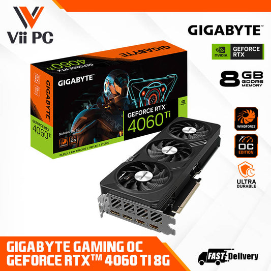 GIGABYTE GAMING OC NVIDIA GeForce RTX 4060 Ti 8GB DDR6 GAMING Graphics Card with DLSS 3
