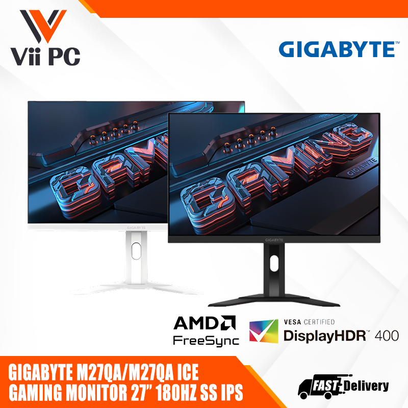 GIGABYTE M27QA / M27QA ICE Gaming Monitor 27" 2560x1440, 180Hz, LCD Monitor