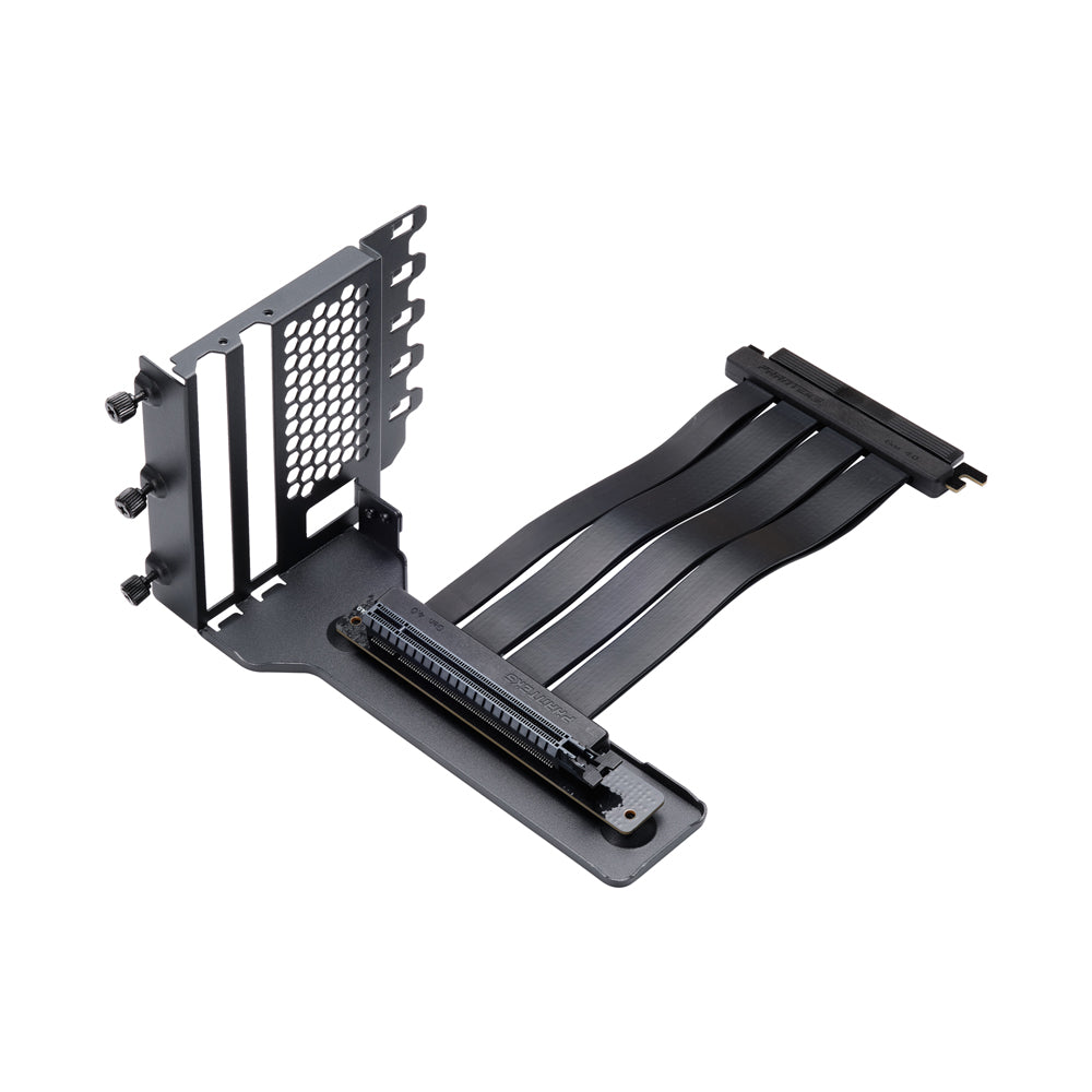 PHANTEKS VERTICAL GPU Bracket with PCIe 4.0 x16 Riser Cable KIT BLACK/WHITE