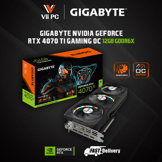 GIGABYTE NVIDIA GeForce RTX­­ 4070 Ti GAMING OC 12GB GDDR6X PCI-E 4.0 Graphics Card