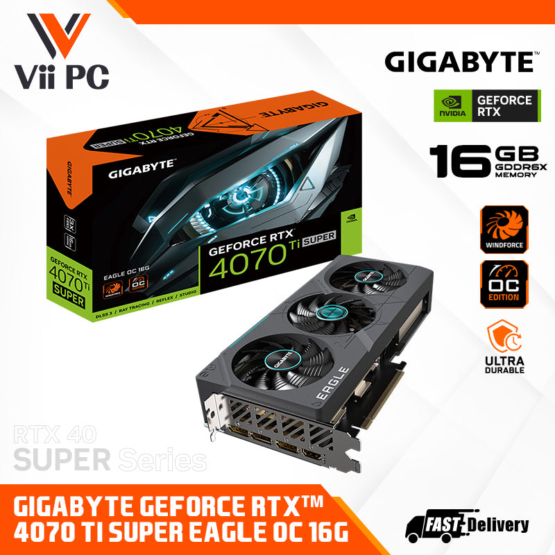 GIGABYTE GeForce RTX™ 4070 Ti SUPER EAGLE OC 16GB GDDR6X Graphics Card