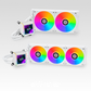 Lian Li Galahad II LCD AIO 360 ARGB CPU Liquid Cooler Black/White - 5 yrs Wty (2yrs for Fan)