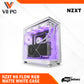 NZXT H6 FLOW/H6 FLOW RGB Dual-Chamber Mid-Tower Airflow Case /w RGB Fans Case - MATTE BLACK/MATTE WHITE CASING