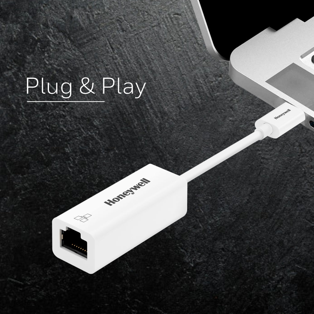 Honeywell Type C to Gigabit Ethernet Adapter Platinum Series (3 Year Warranty)