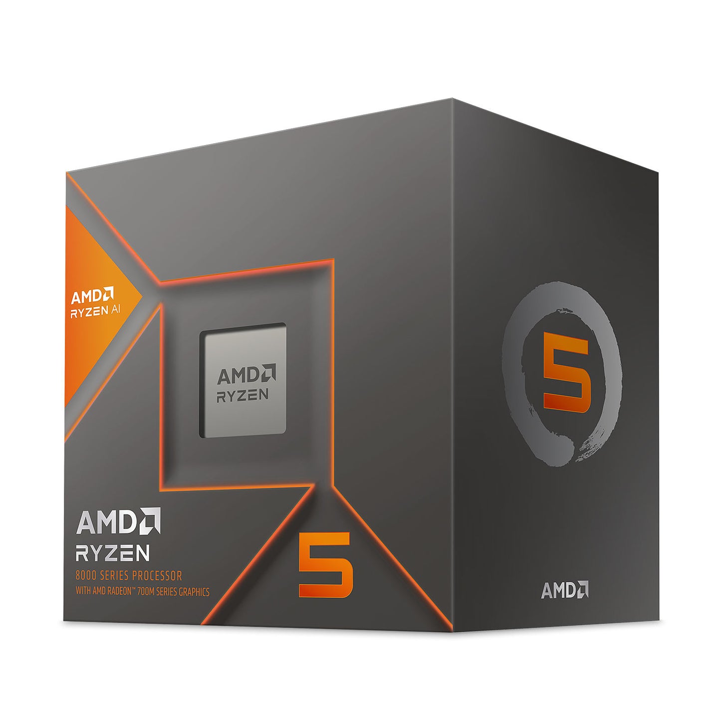 AMD Ryzen™ 5 8600G with Wraith Stealth Cooler - Ryzen 5 8000 Series Desktop Processor (6-Cores, 12-threads, 4.3GHz, Socket AM5, 65W)