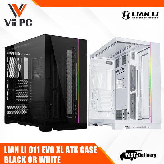 Lian Li O11 Dynamic EVO XL Full-Tower Gaming Case Black or White Color