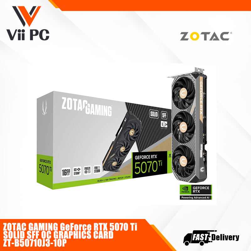 ZOTAC GAMING GeForce RTX 5070 Ti SOLID SFF OC DESKTOP GRAPFHICS CARD