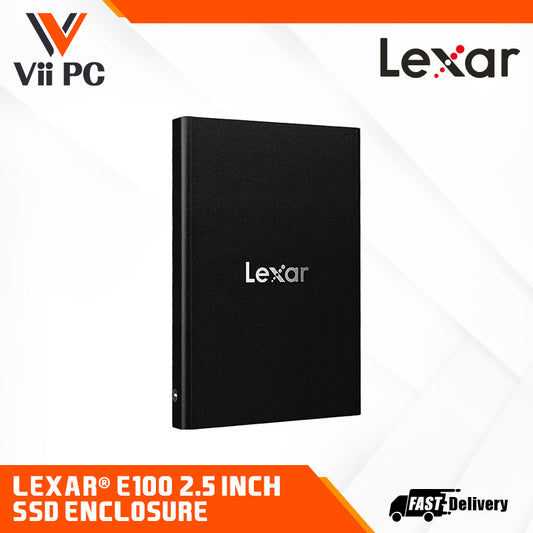 Lexar® E100 2.5" SSD Enclosure (USB 3.2 Gen 1 Type B, Support 2.5" HDD & SATA 3.0 SSD)