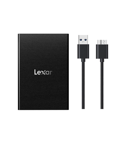 Lexar® E100 2.5" SSD Enclosure (USB 3.2 Gen 1 Type B, Support 2.5" HDD & SATA 3.0 SSD)