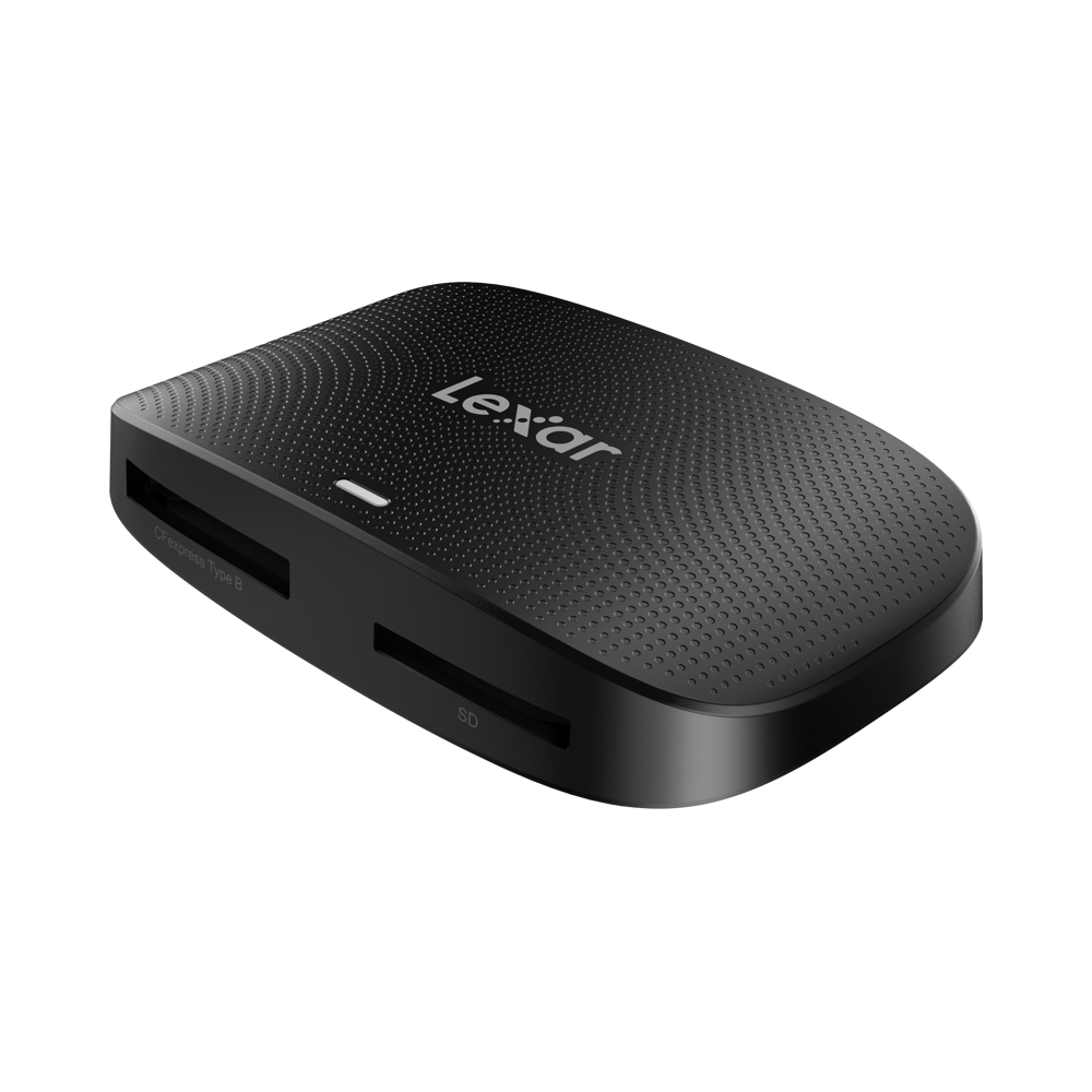 Lexar RW520 Professional CFexpress Type B/SD USB 3.2 Gen 2 Card Reader, High-Speed Transfer, For CFexpress™ Type B and SD™ Cards, USB Type-C Connectivity, For Professional Users