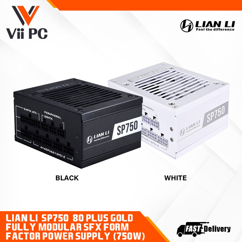 LIAN LI SP750 (750W) 80 Plus® Gold Fully Modular Performance SFX Form Factor Power Supply