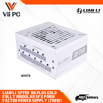 LIAN LI SP750 (750W) 80 Plus® Gold Fully Modular Performance SFX Form Factor Power Supply