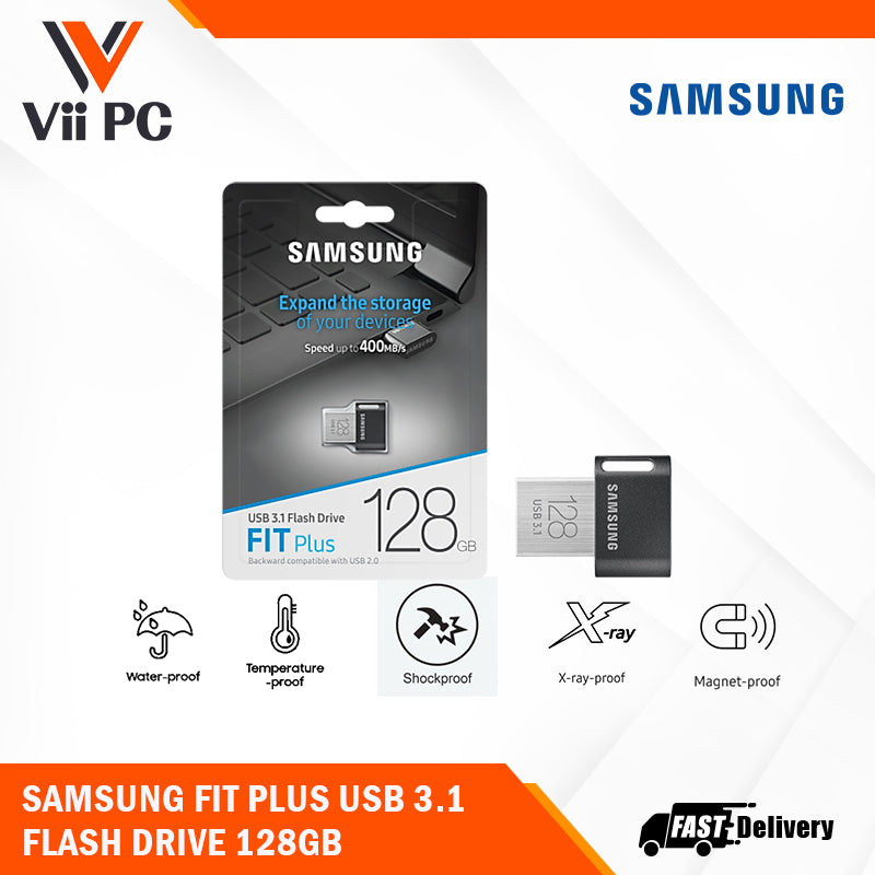 SAMSUNG FIT PLUS USB 3.1 FLASH DRIVE 128GB/256GB