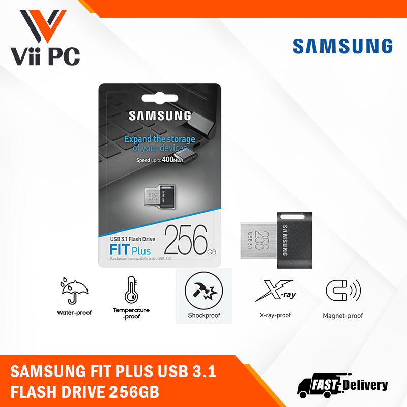 SAMSUNG FIT PLUS USB 3.1 FLASH DRIVE 128GB/256GB