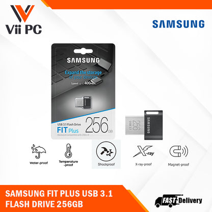SAMSUNG FIT PLUS USB 3.1 FLASH DRIVE 128GB/256GB
