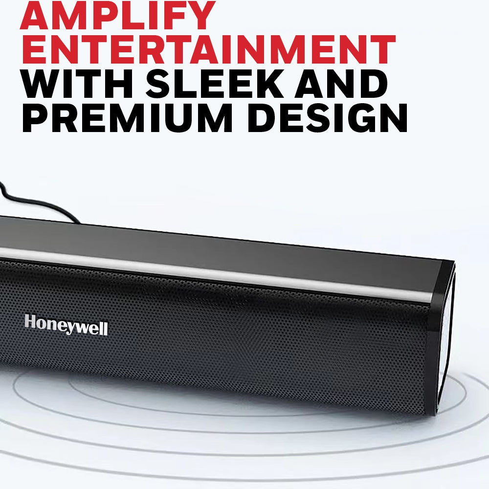 Honeywell MOXIE V500 Wired Soundbar Black Value Series/1 Year Warranty