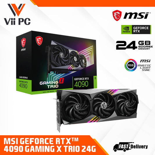 MSI NVIDIA GeForce RTX 4090 GAMING X TRIO 24G GDDR6X, 384 BIT TBD PCI-E Gen 4 Graphics Card