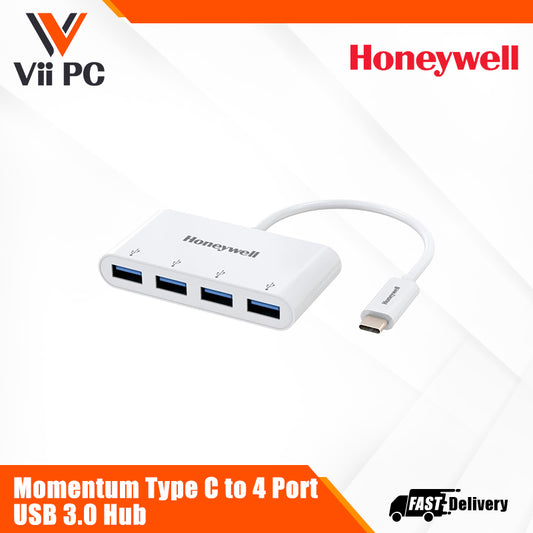 Honeywell Momentum Type C To 4 Port USB 3.0 Hub Platinum Series/3 Years Warranty