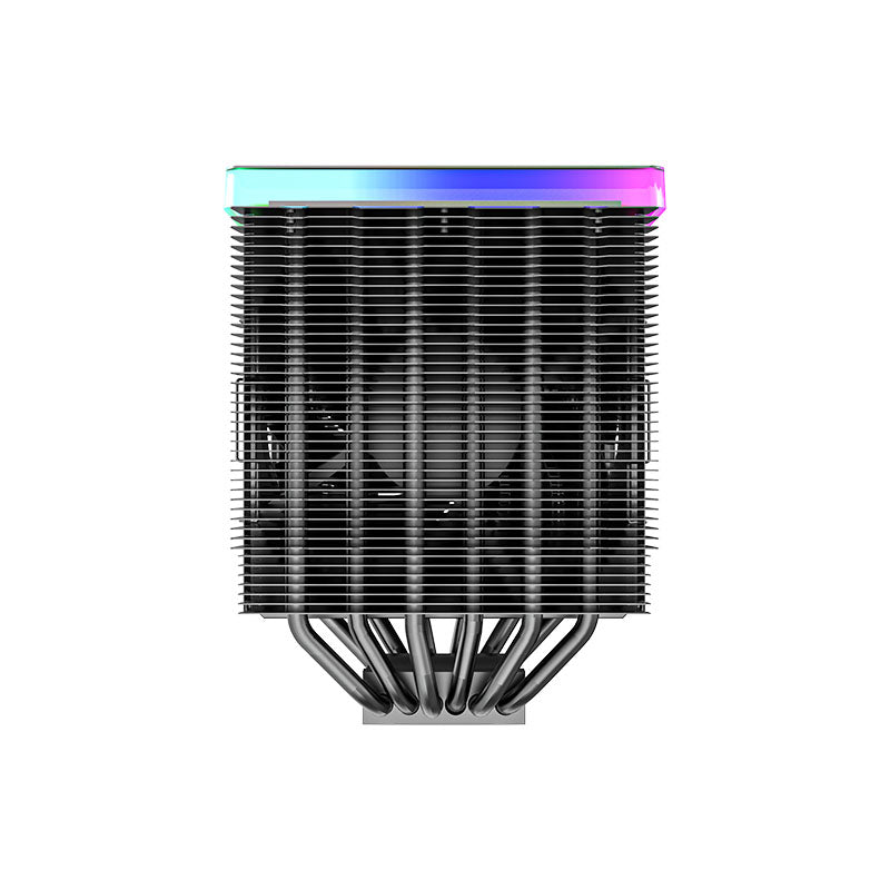 Montech METAL DT24 PREMIUM CPU Air Cooler (ARGB aluminum top cover, Six Heat pipes and Dual Tower Design, Socket compatibility: AM4/AM5/LGA 115X/1200/1700)