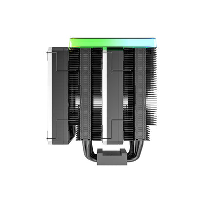 Montech METAL DT24 PREMIUM CPU Air Cooler (ARGB aluminum top cover, Six Heat pipes and Dual Tower Design, Socket compatibility: AM4/AM5/LGA 115X/1200/1700)