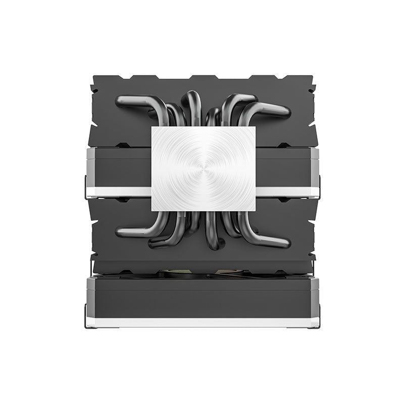 Montech METAL DT24 PREMIUM CPU Air Cooler (ARGB aluminum top cover, Six Heat pipes and Dual Tower Design, Socket compatibility: AM4/AM5/LGA 115X/1200/1700)