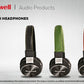 Honeywell Moxie V10 Bluetooth Headphones - Black/Olive Green/Red Value Series/1 Year Warranty